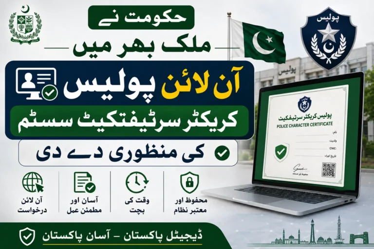 Govt Approves Nationwide Online Police Character Certificate System govt approves nationwide online police character certificate system