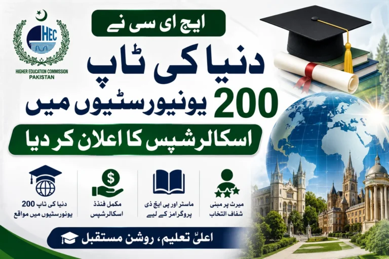 hec announces scholarships at top 200 universities globally