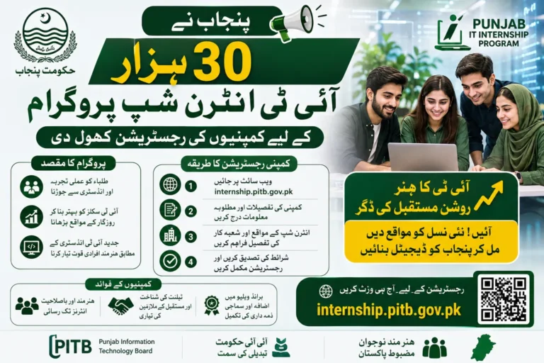 punjab opens company registration for 30000 it internships