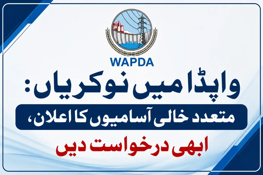 wapda jobs multiple vacant positions announced apply now